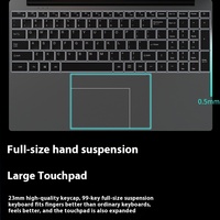 Ordinateur portable ultra-fin 2,5K HD 15,6 pouces N95, tout nouveau modèle 2025, double processeur Intel haute performance, système d'exploitation Windows 11, 1 To, pour le bureau et le gaming