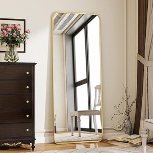 <span class=keywords><strong>Miroir</strong></span> sur pied pleine longueur sur mesure, certifié, durable, haut de gamme et grand format pour salon - Product Image 1