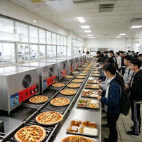 Four à pizza électrique/gaz 500°C, à poser sur comptoir, en acier inoxydable de qualité alimentaire, pour la maison ou les petits restaurants, modèles 16 pouces et 12 pouces