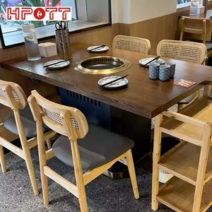 Bán buôn tùy chỉnh vòng thương mại điện Hàn Quốc BBQ nướng Bảng cho nhà hàng - Product Image 1