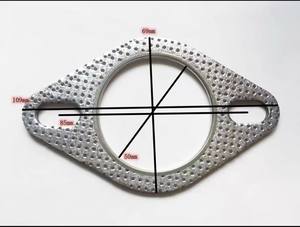 <span class=keywords><strong>Joint</strong></span> d'échappement de 2 mm pour moteur, <span class=keywords><strong>feuille</strong></span> de <span class=keywords><strong>joint</strong></span> d'échappement renforcée en acier de 20*40 pouces pour moteur échappementé - Product Image 4