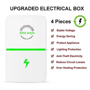 30KW abd/ab/İngiltere elektrik akıllı güç tasarrufu tasarrufu kutusu soket güç faktörü tasarrufu cihazı ev elektrikli enerji tasarrufu - Product Image 3