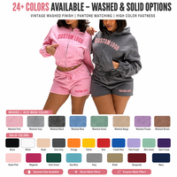 Setelan Pendek Wanita Beludru Custom Logo Jaket Beludru Kasual Dengan Celana Pendek Tracksuit 2 Potong Setelan Pendek Pakaian Wanita Beludru