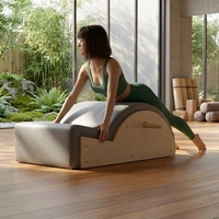 Correcteur d'alignement en bois de hêtre sur mesure, design multifonctionnel réglable, logo et couleur personnalisables pour Pilates, Yoga, santé et bien-être