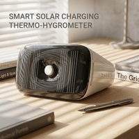 Zigbee Solarbetriebener Temperatur- und Feuchtigkeitssensor Tuya IP66 Wasserdicht Smart Event-Report Automatische Verknüpfung AC-Luftbefeuchter