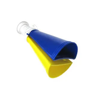 Megafon plastik mainan klakson Cheer, mainan terompet udara genggam, klakson udara perayaan untuk permainan pesta