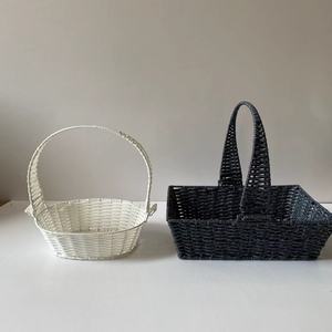 Wholesale <strong>Empty</strong> <strong>Cheap</strong> Hand Woven <strong>Hamper</strong> Gift Wicker Gift <strong>Hamper</strong> <strong>Basket</strong> for Gifts Storage - Product Image 1
