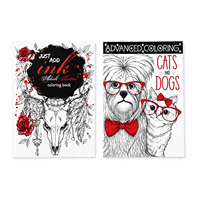 Livre de coloriage pour enfants imprimé sur mesure, vente en gros, OEM, couverture souple, livre d'activités éducatives de dessin pour enfants