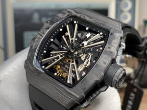 Classic Luxurious <b>Black</b> NTPT Carbon Fiber 1201 Top-quality Tourbillon Automatic Mechanical <b>Watch</b> for Men - Product Image 2