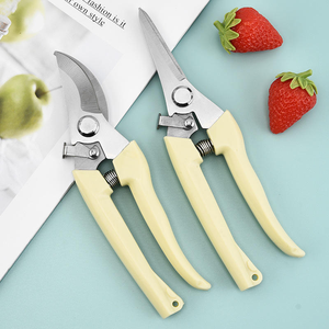 Lưỡi thép không gỉ Tông đơ cầm tay kéo nhiệm vụ nặng nề vườn bỏ qua cắt tỉa ghép kéo tay pruner cây kéo cắt - Product Image 5