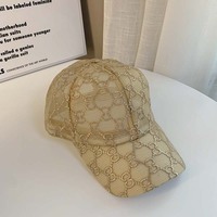 Gorra de Béisbol de Encaje de Verano para Mujer Malla Transpirable Snapback para Chicas Hip Hop Moda Gorras Femeninas Ajustables