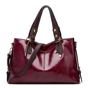 Grosir wanita desainer tas tangan bahu dompet ritsleting tas selempang kulit PU tas tangan wanita