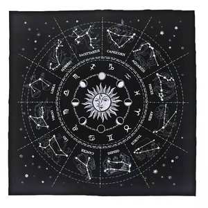 Tapiz de brujería de Tailai, astrología, <span class=keywords><strong>Tarot</strong></span>, tarjetas de adivinación, mantel, sol, luna, estrellas, alzar, colgar en la pared - Product Image 1