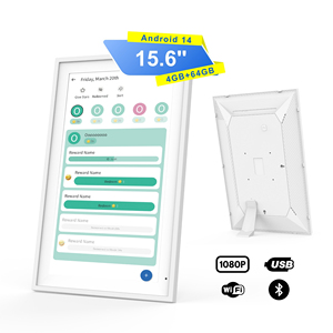 15.6 <b>Inch</b> Android 14 <b>Tablet</b> Digital Photo Frame Desktop Smart Planner Family Calendar Display 4+64GB White Digital Planner Scree - Product Image 1