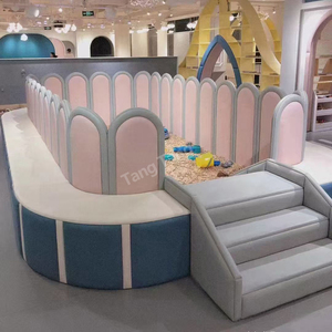 Équipements de jeux intérieurs <span class=keywords><strong>pour</strong></span> enfants, conçus <span class=keywords><strong>pour</strong></span> les tout-petits, comprenant des toboggans, une zone de jeux sable doré et des trampolines - Product Image 5