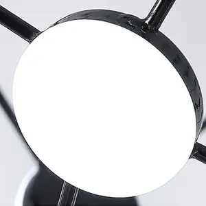 Luminaire <span class=keywords><strong>de</strong></span> plafond en <span class=keywords><strong>filet</strong></span> <span class=keywords><strong>de</strong></span> pêche, style nordique postmoderne, noir et blanc, pour restaurant, salon, villa, hôtel, projet, hall d'entrée, <span class=keywords><strong>escalier</strong></span> - Product Image 6
