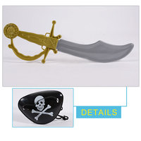 Lucky Toys Vente en gros Jeu de rôle Jeu de couteaux Anime Cosplay Jouets Pirate Costume Accessoires pour enfants