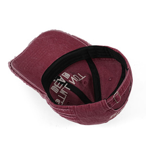 Cappellino da baseball vintage da uomo in cotone 100% lavato, con strisce e buchi, regolabile, modello Cross-border Washed Rap STILL NOT - Product Image 4