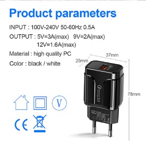 <span class=keywords><strong>Cargador</strong></span> de pared USB de 18W, 5V, 3A, 2A, adaptador de CA, <span class=keywords><strong>cargador</strong></span> de viaje <span class=keywords><strong>Universal</strong></span>, bloque de enchufe USB, <span class=keywords><strong>cargador</strong></span> de teléfono móvil <span class=keywords><strong>para</strong></span> teléfono inteligente - Product Image 4