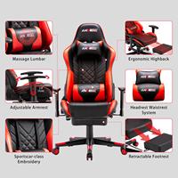 Chaise de Gaming pivotante à Led Rgb, meuble de course, vente en gros,