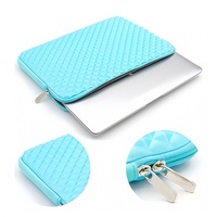 Sac pour ordinateur portable en polyester à manches simples pour ordinateurs portables de 13 à 16 pouces - Étui de protection souple antichoc portable avec fermeture à glissière pour Macbook Pro