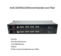 Yüksek Kaliteli 3G-SDI Optik Medya Dönüştürücüler 1080P 3G-SDI/HD-SDI/SD-SDI Video/Ethernet - Fiber Optik Dönüştürücü