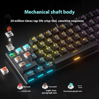 Clavier de jeu Blue Switch 60% Gamer Teclado Compact 61 touches arc-en-ciel rétro-éclairé ordinateur PC filaire blanc clavier mécanique