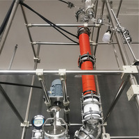Réacteur en verre à double enveloppe de 100 L, réacteur en verre sous vide avec chauffage et refroidissement pour la récupération de solvants