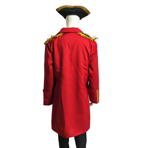 वयस्क समुद्री डाकू कोप्ले प्रदर्शन पोशाक पोशाक पुरुषों cariban कप्तान कोट कार्निवल पार्टी - Product Image 5