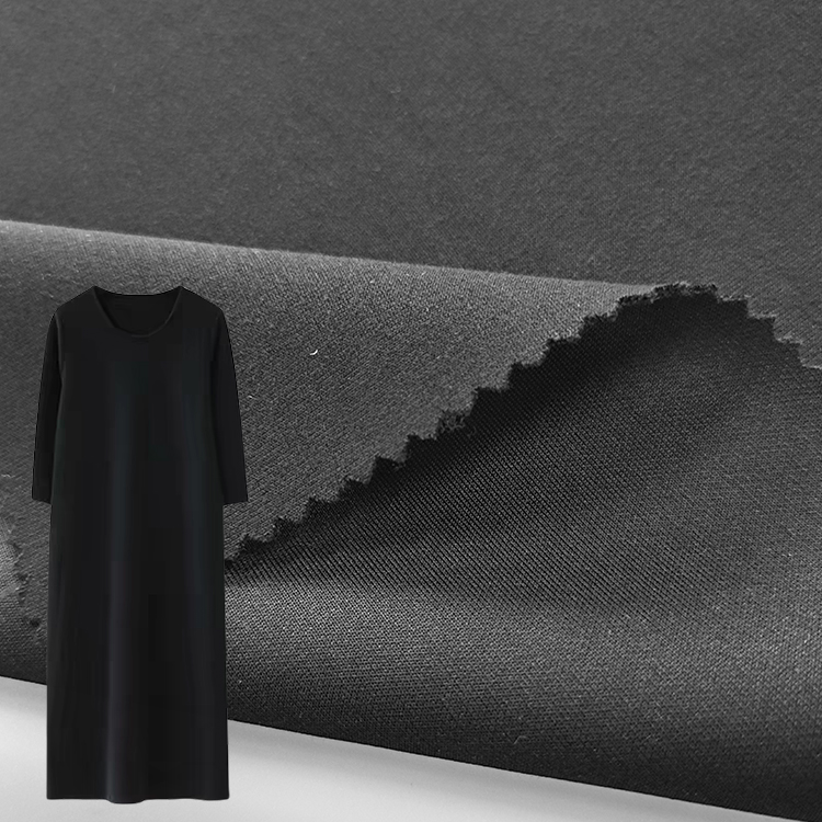 Factory Sale 330GSM 46%Polyester 48%Rayon 6%Spandex Knit Elastic Viscose Air Layer TR Scuba Fabric For Hoodie,Coat,Jacket