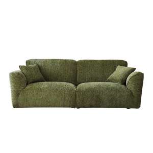 Sofá de Tela con Relleno de Plumón, Tapizado en Chenilla, Estilo Moderno y Simple para Sala de Estar - Product Image 5