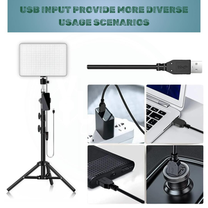 Panneau lumineux LED professionnel tricolore pour studio, éclairage doux pour le streaming en direct, les vidéos TikTok et la photographie - Product Image 4