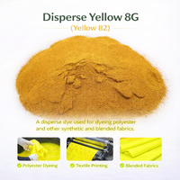 Colorant dispersé Liqian Jaune Fluorescent 10GFF 100% Poudre Colorante pour Teinture de Tissus CAS 12239-58-6