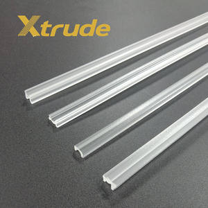 PMMA 8mm 선형 렌즈 LED 조명용 40 50 60도 다중 빔 각도 렌즈 비대칭 와이드 빔 LED 광학 렌즈 - Product Image 4