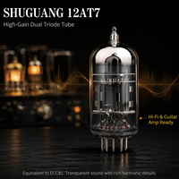Tube à triode audio Shuguang 12AT7 ECC81, faible bruit pour amplificateur de guitare, inverseur de phase, pilote de réverbération, restauration, paire assortie