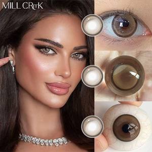 Haipurecon 14.5mm HEMA Macio Material Lentes De Contato Coloridas Cosméticos Novo Marrom Estilo Natural 40% Conteúdo De Água 8.6mm Curva Base - Product Image 6