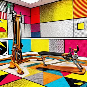 SAERDE Durable Commercial Home Studio <b>Pilates</b> Pulley Tower with Maple Wood Construction for <b>Yoga</b> Exercises and Health Benefits - Product Image 1