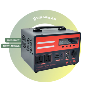แบตเตอรี่ลิเธียมพกพา SMARAAD 600W 900W 1200W สถานีไฟฟ้าสำรอง แหล่งจ่ายไฟฉุกเฉิน พลังงานแสงอาทิตย์ พร้อมตัวควบคุม MPPT ใช้ได้กับรถยนต์ - Product Image 1