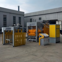 Machine à blocs de béton entièrement automatique 8-15 pour blocs creux et pavés