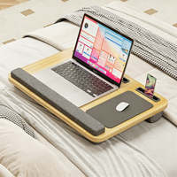 Bureau d'ordinateur portable assemblé durable pour utilisation sur les genoux, table d'étude compacte pour balcons, dortoirs ou hôtels