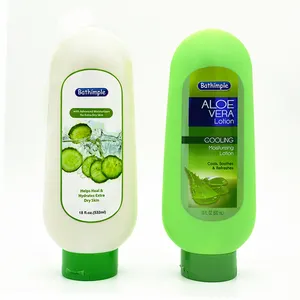 532ml 18oz Aloe Vera Cools Soothes Refreshes Helps Heal & Hydrates Extra Dry Skin Cooling Moisturizing Body Lotion in Bulks