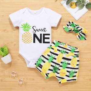 Oferta Especial: Conjuntos de Ropa de Verano para Bebés Recién Nacidos de 3 a 6 Meses, Ropa para Niñas Pequeñas con Diademas - Product Image 6