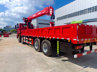 Grue mobile sur camion Shacman Xuande à flèche télescopique de 16 tonnes, 8x4, 350 CV, hauteur de levage de 20,5 m, pour travaux lourds