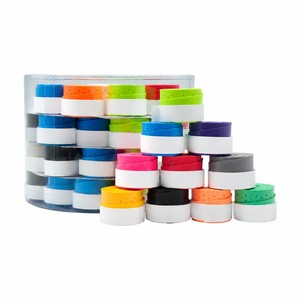 Lot <span class=keywords><strong>de</strong></span> 60 pièces/baril – Bande <span class=keywords><strong>de</strong></span> grip perforée multicolore pour pickleball, haute adhérence, anti-transpiration, en PU, pour entraînement et tournois - Product Image 2