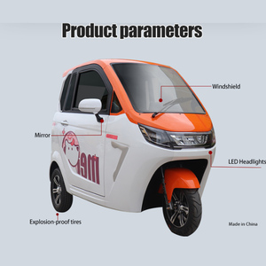 Tricycle électrique fermé à trois roues haute performance KEYU pour passagers - Product Image 3
