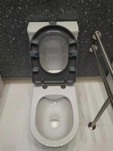 Inodoro de desactivación sin montura de artículos <span class=keywords><strong>sanitarios</strong></span> CE de marca de agua de alta calidad 80Omm de largo 440mm de alto inodoro de dos piezas <span class=keywords><strong>para</strong></span> <span class=keywords><strong>discapacitados</strong></span> - Product Image 6