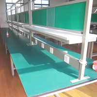 Mesa de Trabajo para Línea de Ensamblaje ESD, Herramienta de Taller Antiestática, Banco de Trabajo Portátil para Reparación de Computadoras