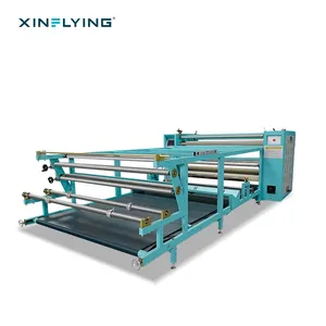 Máquina de impresión de transferencia de calor de calendario rotatorio de tela de cama de cortina de gran formato XinFlying 420mm para impresión Industrial
