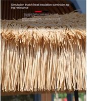 Paille artificielle pour l'extérieur Paraguay Parasol grands parapluies décoration de jardin Parasol de plage parasol de patio en paille