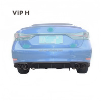 Diffuseur arrière en fibre de carbone amélioré Viph pour Lexus IS350 (2013-2020), kit carrosserie de haute qualité, finition noire polie, installation facile par clips.